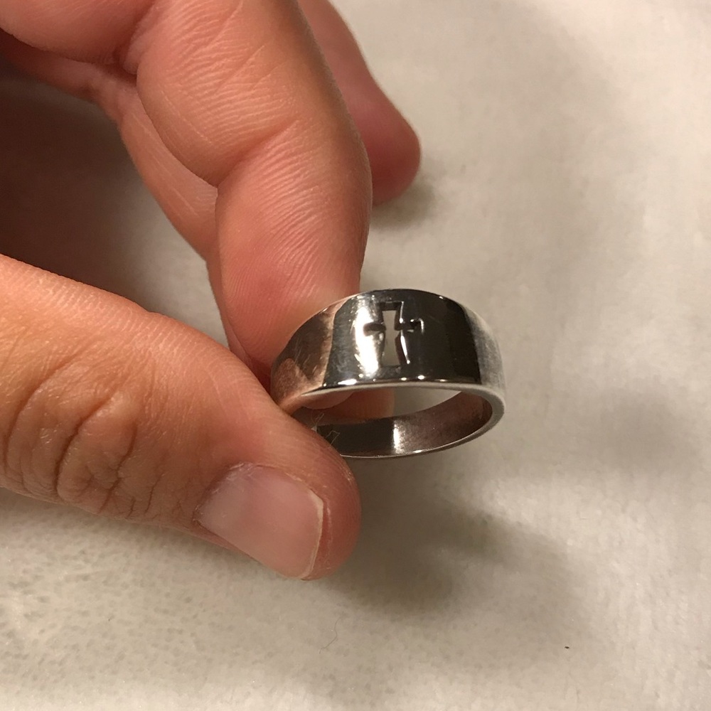 James Avery Cross Ring, Size 7
